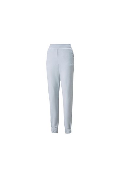Puma Ess Embroidery Παντελόνι ψηλόμεσο Tr Cl Γυναικείο casual φούτερ 84709383   Λευκό