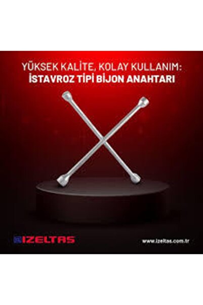 İzeltaş مفتاح ربط العجلة من النوع المتقاطع