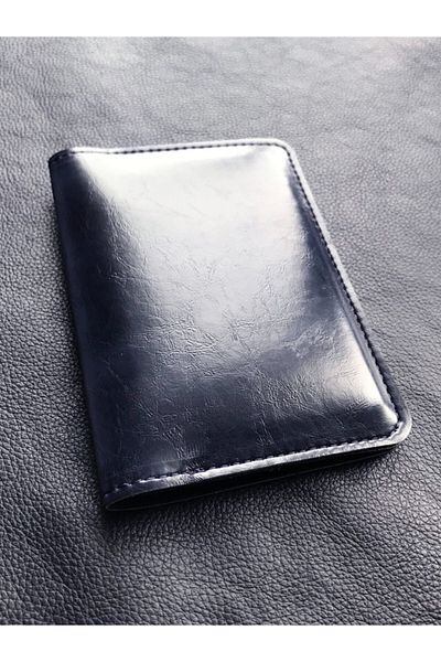 ViP GiFT Voyager Passport Case Minimalist Vegan Faux Leather Passport Holder Eggplant Purple