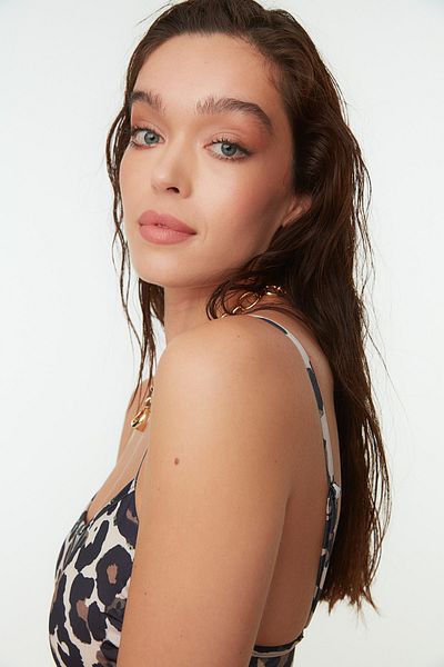 Trendyol Collection Μαγιό με λεοπάρ σχέδιο TBESS21MA0065