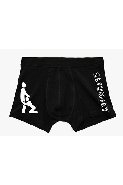 BoxerMasters Мъжки боксерки с щампа Black Saturday