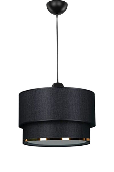 EvLight Black Cake Single Pendant Chandelier
