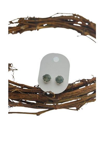 PEDRAS Natural Stone Labradorite Earrings