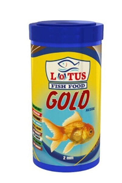 Lotus Gold Natural Granül Japon Balığı Yemi 250ml Gold Natural 90 gr