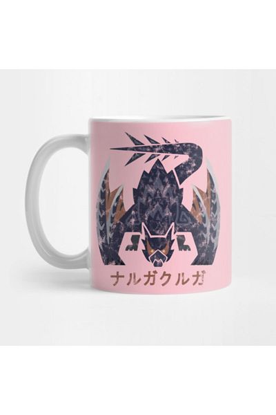 Pixxa Monster Hunter World Iceborne Nargacuga Kanji Icon Mug