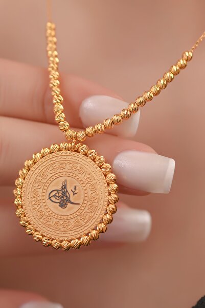 Ayyıldız Kuyumculuk Kadın Dorika Toplu Tuğralı Kolye