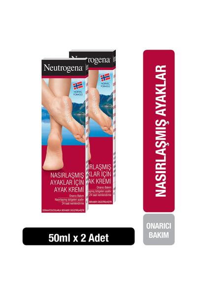 Neutrogena Norveç Formülü Nasırlaşmış Ayaklar İçin Ayak Kremi 50 ml  x 2