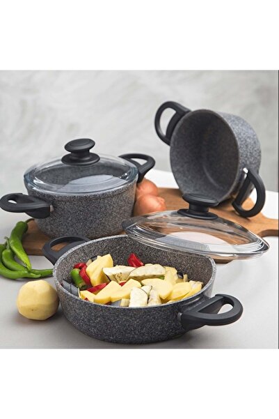 Emsan Titangranite 6 Piece Midi Cookware Set