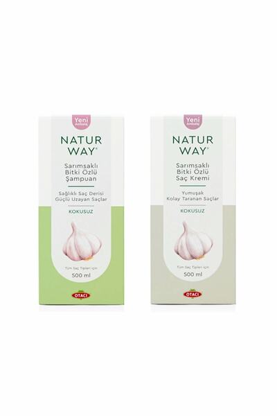 Otacı Naturway Garlic Shampoo + Garlic Conditioner 2 X 500 ml