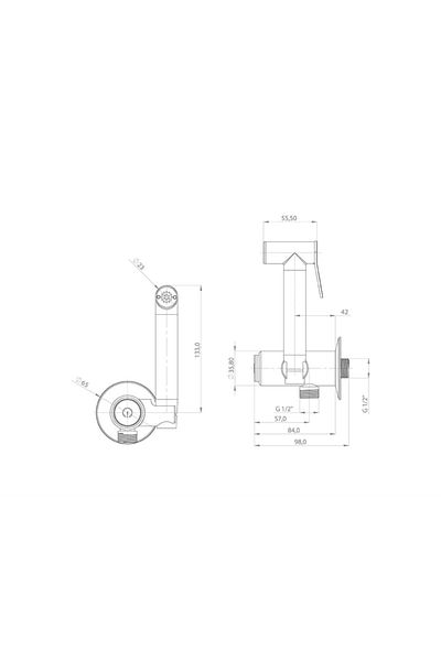 TESKA Touch Bidet-black