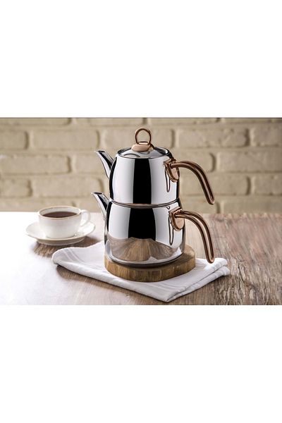 Emsan Teatanium (l) Steel Teapot Set