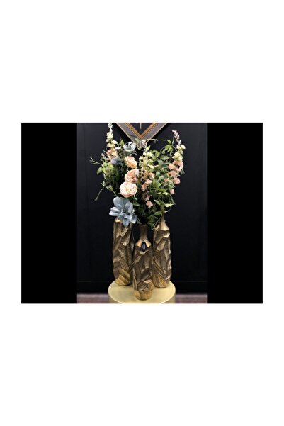 Kokosh Home 3'lü Porselen Vazo