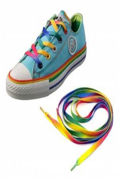 LUCKY Rainbow Colored Sports Shoelaces 120 cm 1 Pair