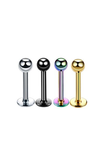 Vilma Aksesuar Steel Piercing Set of 4 Lip-cartilage-tragus 8 mm