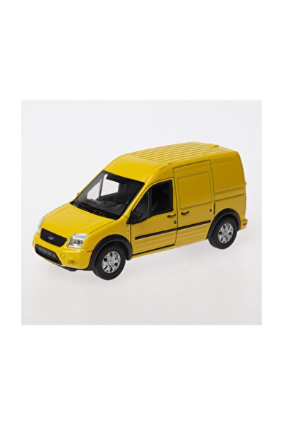 WELLY 1:36 Ölçek Diecast Çek-bırak Ford Transit Connect-sarı