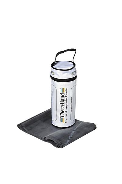 THERABAND BLK 2.5M IN ZIPPER BAG/CARTON