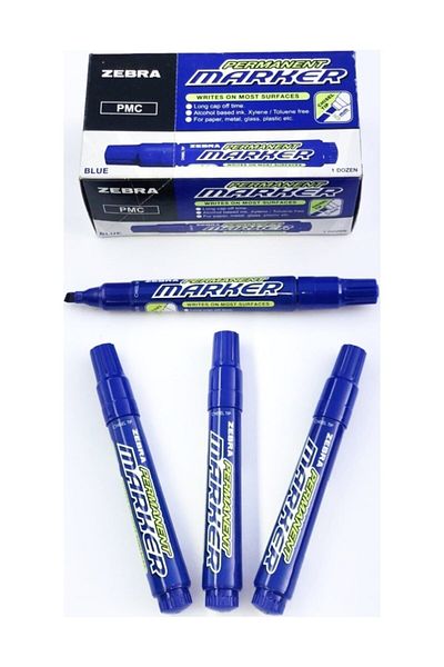 MARKER Permanent Parcel Pen Cut Point 5 mm Blue