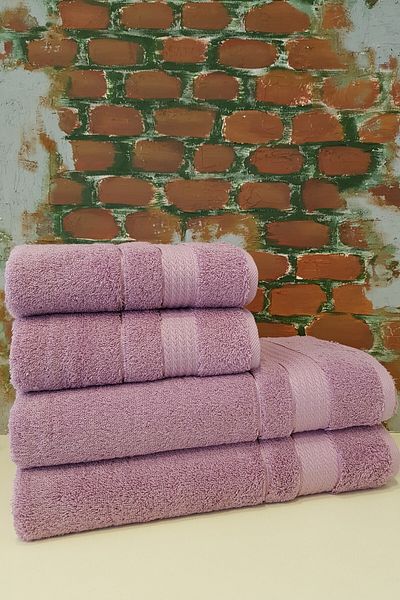 Özdilek Light Lilac Trendy 4 Piece Bath Towel Set