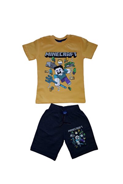 MINECRAFT Çocuk Şortlu Takım