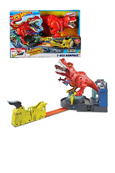 HOT WHEELS Sesi Hot Wheels T-rex Saldırısı Oyun Seti