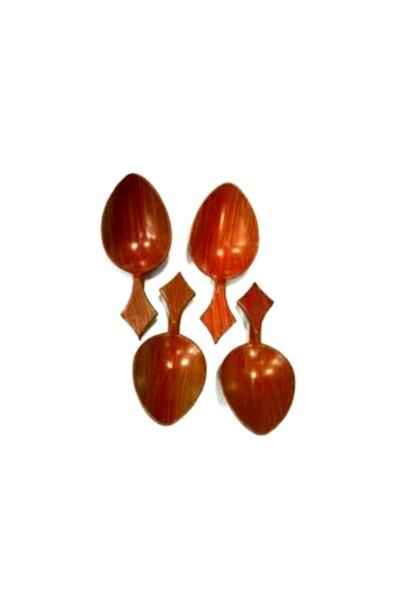 Genel Markalar Oyun Kaşığı Kısa Saplı Kına Gecesi Kaşığı Yumurta Kaşığı 4 Adet