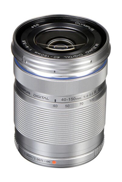 Olympus M.zuiko Digital Ed 40?150mm F4?5.6 R (gümüş)
