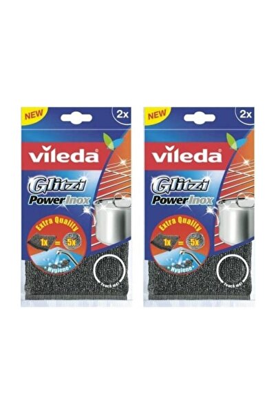 Vileda Glitzi Power Inox Pad 2 Li X 2 Adet