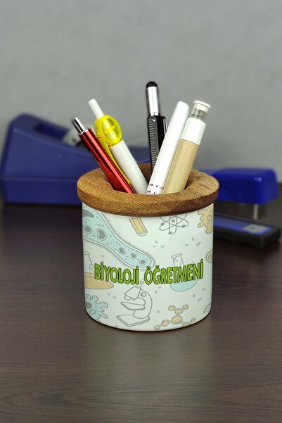 Hediyelen Suport pentru stilou din ceramică pentru profesor de biologie