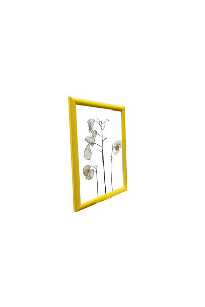 ÖZCANLAR ÇERÇEVE Gift Frame Decoration Picture Frame A4 Diploma Document A4 Yellow