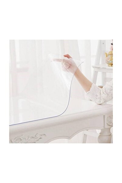 Emek Şeffaf Pvc Masa Örtüsü 1,7 Mm Masa Koruyucu Saydam Renk Masa Sehpa Için ...