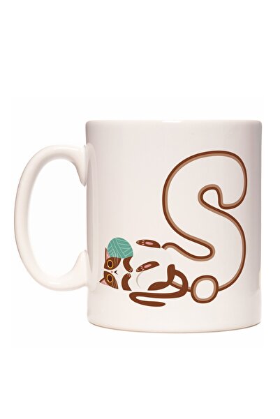 Rock'n Fox كوب قهوة بتصميم الحروف الأولى للقطط المشاغب