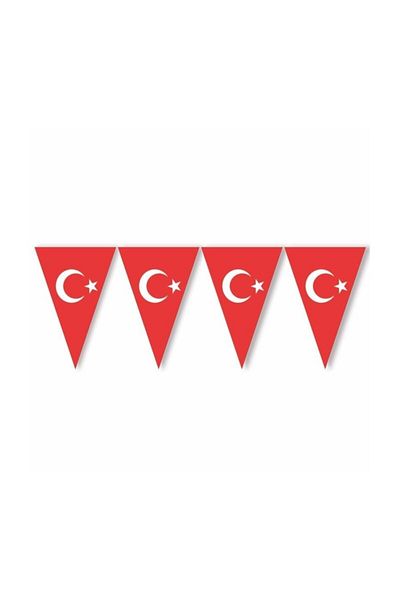 Deniz Party Store Pennant Turkish Flag 2 meters 10 Flags