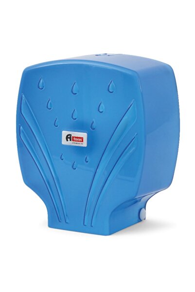 A Form موزع ورق تواليت صغير الحجم باللون الأزرق الشفاف