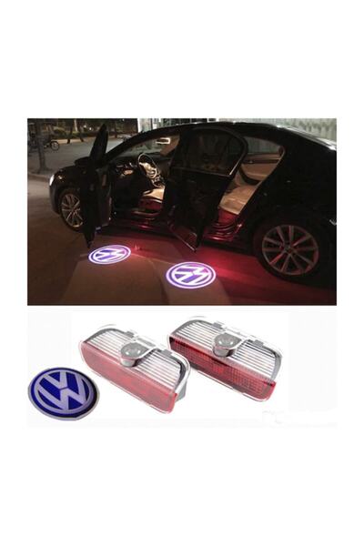 Genel Markalar Volkswagen Tiguan Kapı Altı Hayalet Logo Orjinal Lazer Led
