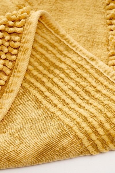 Alanur Home Σφουγγαρίστρα Salina Oval Cotton Pasta 2 τεμαχίων Αντίκα μουστάρδα