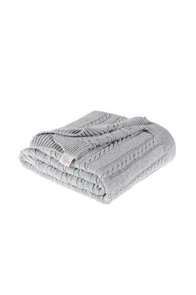 Betires Home Knitted Sofa Shawl 130 *170 Cm Dark Gray Tz14017