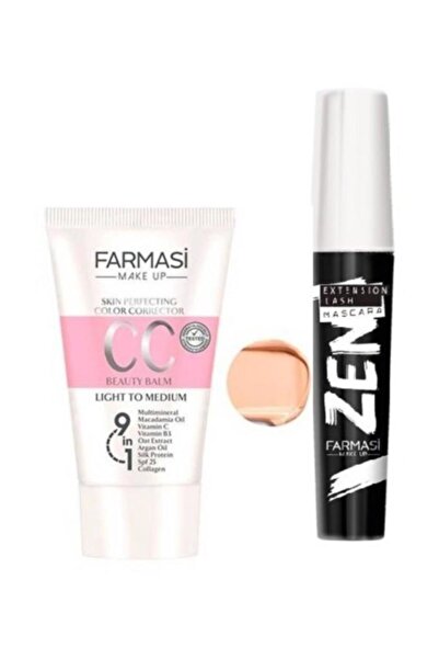 Farmasi Cc Cream 50 ml Light to Medium and Zen Mascara