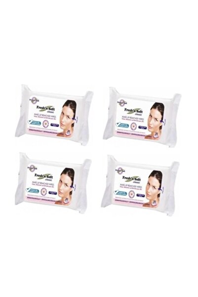 FRESHNSOFT Makyaj Temizleme Mendili 20'li 4 Paket