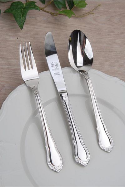 GGS Solingen Germany Rebeka Shiny 96 Piece Cutlery Set