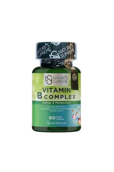 Nature's Supreme Vitamin B Complex 60 Kapsül