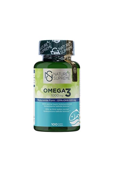 Nature's Supreme Omega 3 1000 Mg 100 Kapsül