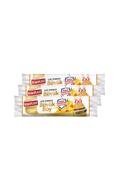 Sarcina Large Size Vanilla Scented Garbage Bag - 65X70Cm, 10 X 3 Pieces