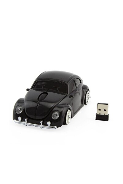 Genel Markalar Optik Mouse 2.4ghz Ergonomik Kablosuz Vosvos Araba Şeklinde Siyah
