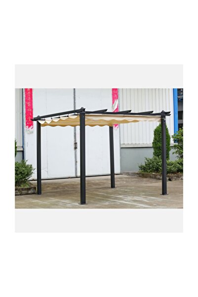 Drc Steel Gazebo Parti Çadırı Bej