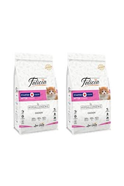 Felicia 2 Adet Kitten Az Tahıllı Tavuklu Yavru Kedi Maması 2 kg X 2 = 4 kg