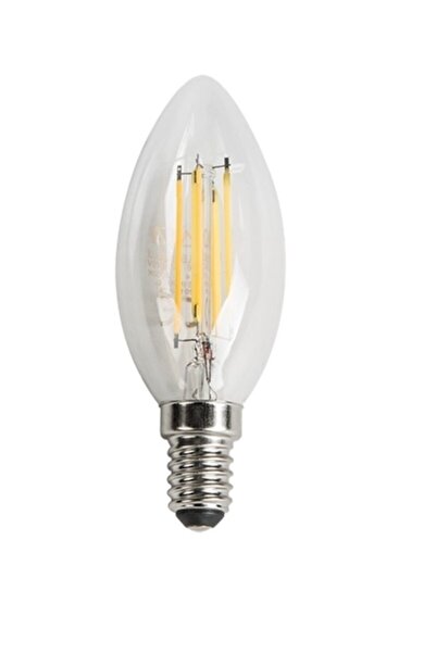 Cata Ct-4066 4w Flamanlı Şeffaf Buji Led Ampul 3200k Günışığı E14