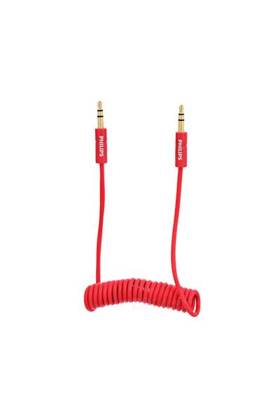 Philips Swr2102/93 3.5 Mm Jack Spiral Aux Ses Kablosu - 1 Mt