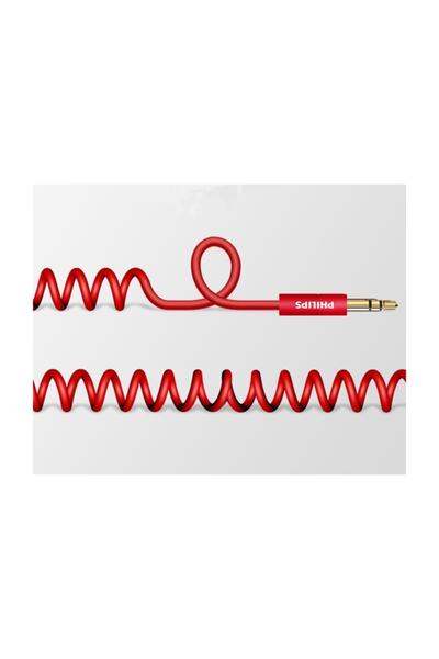 Philips Swr2102/93 3.5 Mm Jack Spiral Aux Ses Kablosu - 1 Mt