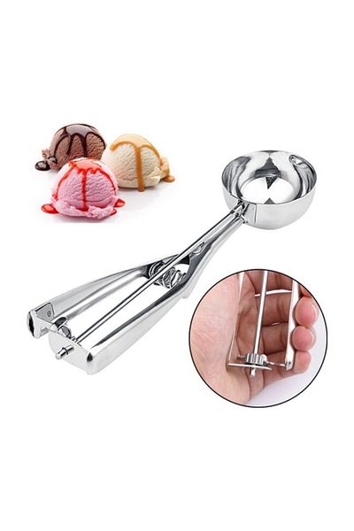 7DAYS Ice Cream And Halva Spoon Ladle Stainless Steel