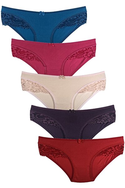 CottonStar Kadın Dantelli Külot 5'li Mix Paket